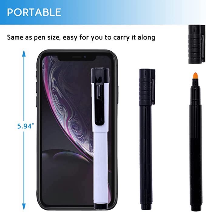 Avansa Counterfeit pens with UV light - 3 pack - MoneyCounters