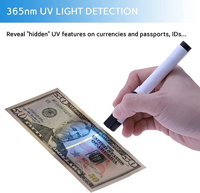 Avansa Counterfeit pens with UV light - 3 pack - MoneyCounters